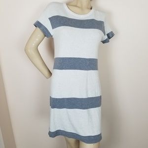 Lou & grey striped tee shirt dress size xs.
